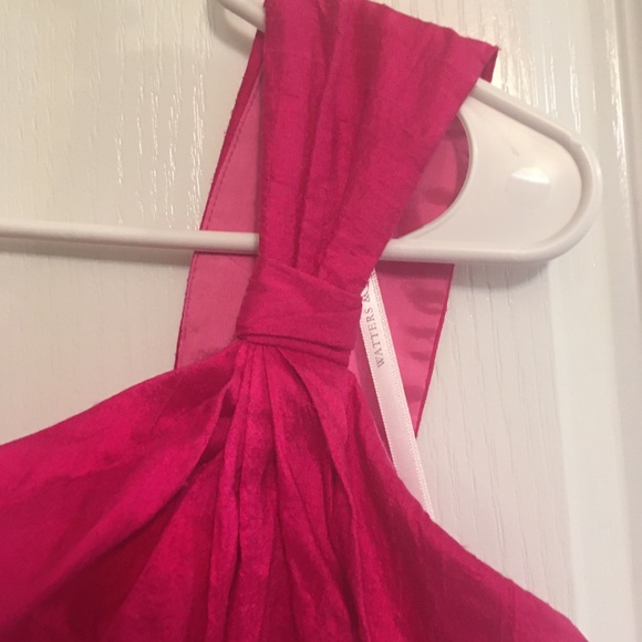 Pink Watters and Watters one shoulder dress - Picture 2 of 16